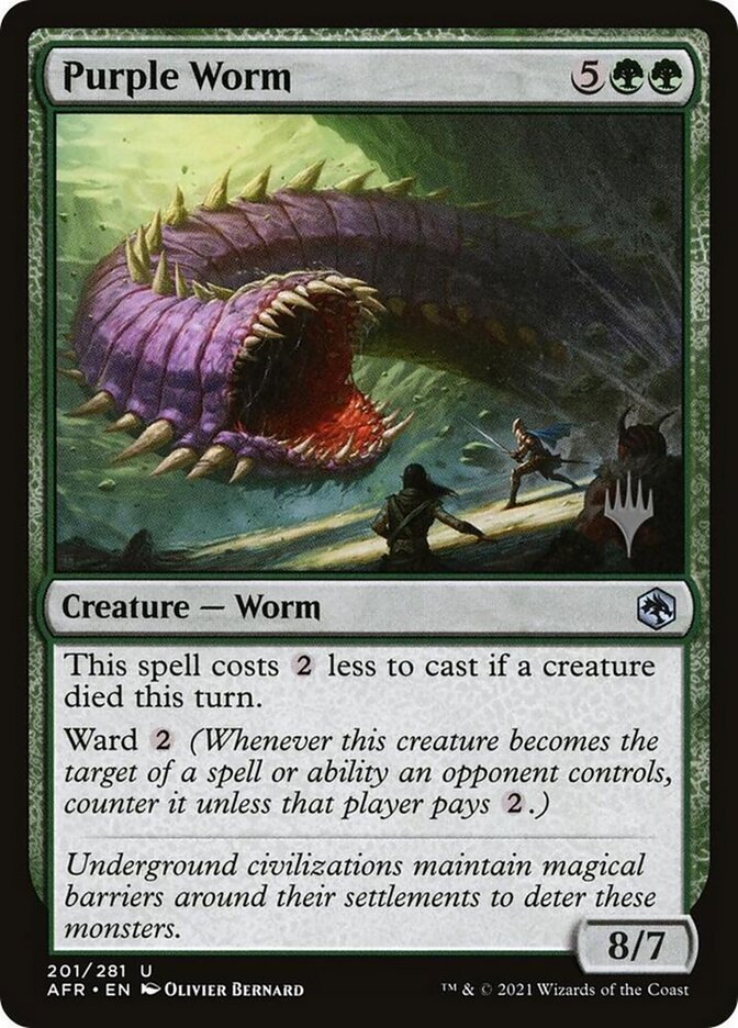 Verme Púrpura / Purple Worm - Magic: The Gathering - MoxLand