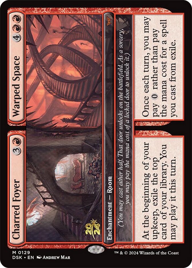 Vestíbulo Chamuscado / Espaço Distorcido / Charred Foyer / Warped Space - Magic: The Gathering - MoxLand