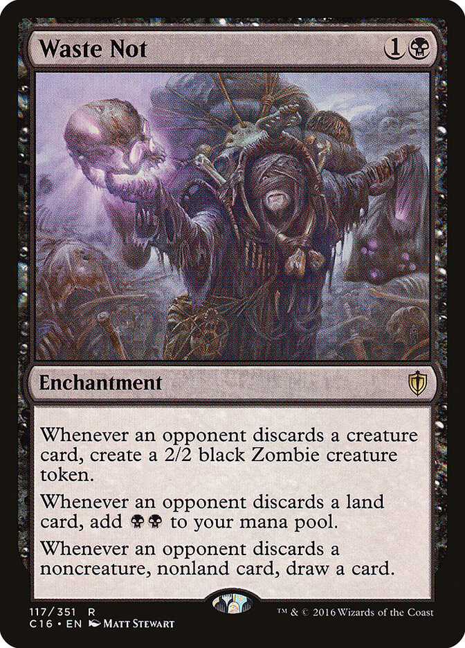Não Desperdiçar / Waste Not - Magic: The Gathering - MoxLand