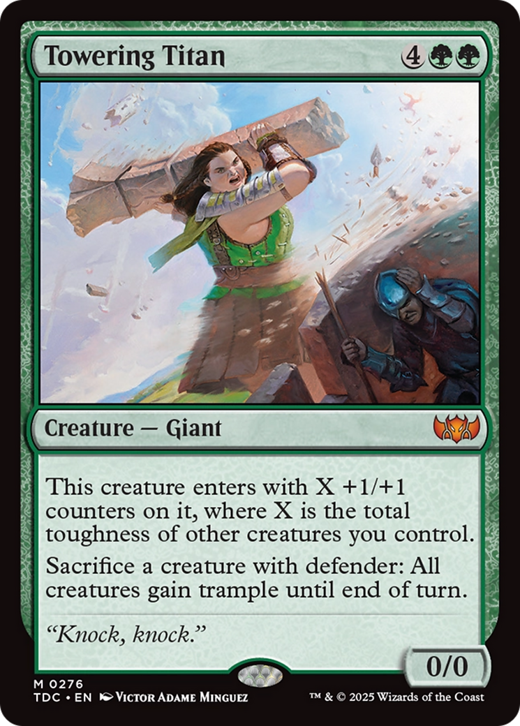 Titã Altaneiro / Towering Titan - Magic: The Gathering - MoxLand
