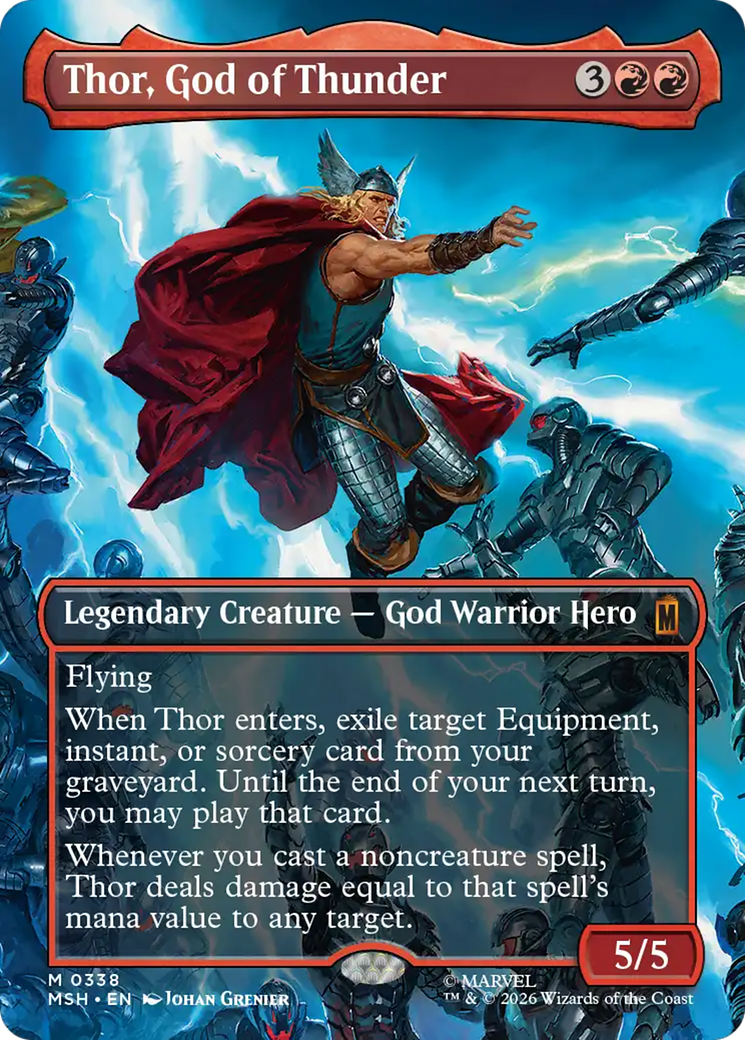 Thor, God of Thunder - Magic: The Gathering - MoxLand