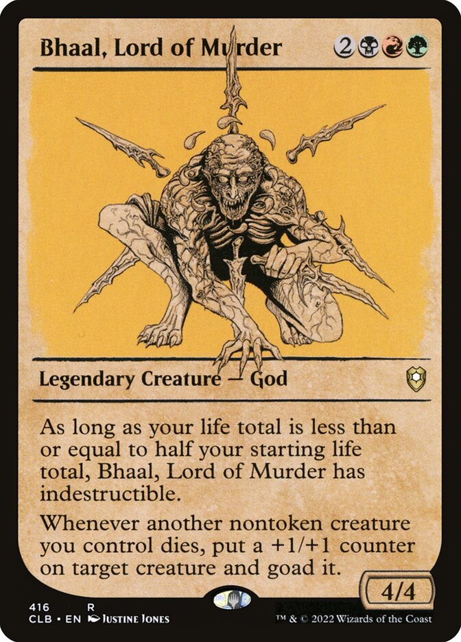 Bhaal, Senhor do Assassinato / Bhaal, Lord of Murder - Magic: The Gathering - MoxLand
