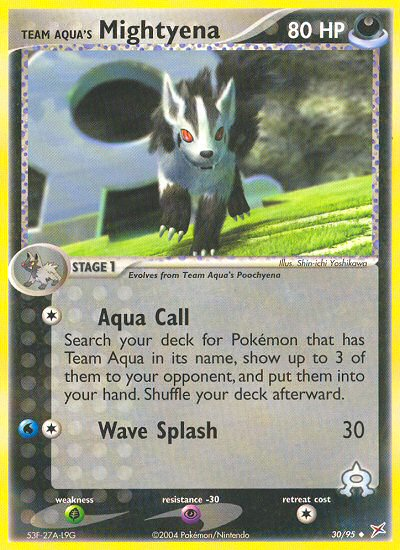 Mightyena da Equipe Aqua / Team Aqua's Mightyena - MoxLand - MoxLand