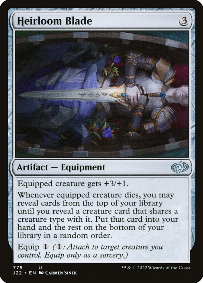Lâmina de Herança / Heirloom Blade - Magic: The Gathering - MoxLand