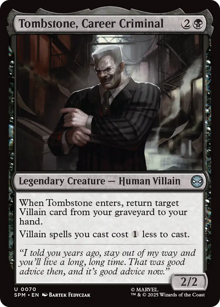 Tombstone, Career Criminal - Magic: The Gathering - MoxLand