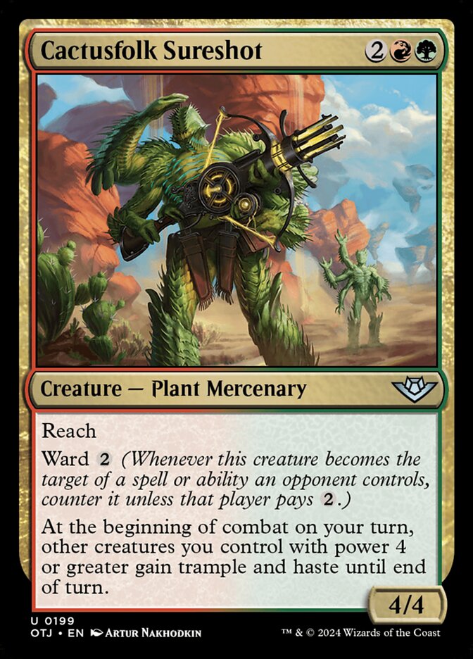 Tiro-certo Cactoide / Cactusfolk Sureshot - Magic: The Gathering - MoxLand