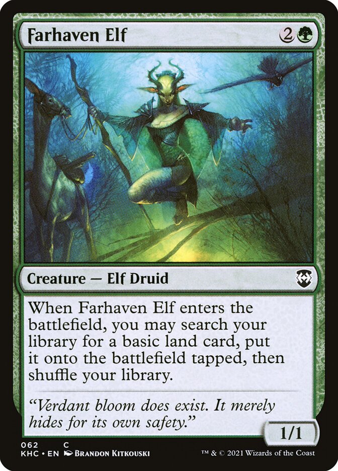 Elfo Porto-longínquo / Farhaven Elf - Magic: The Gathering - MoxLand