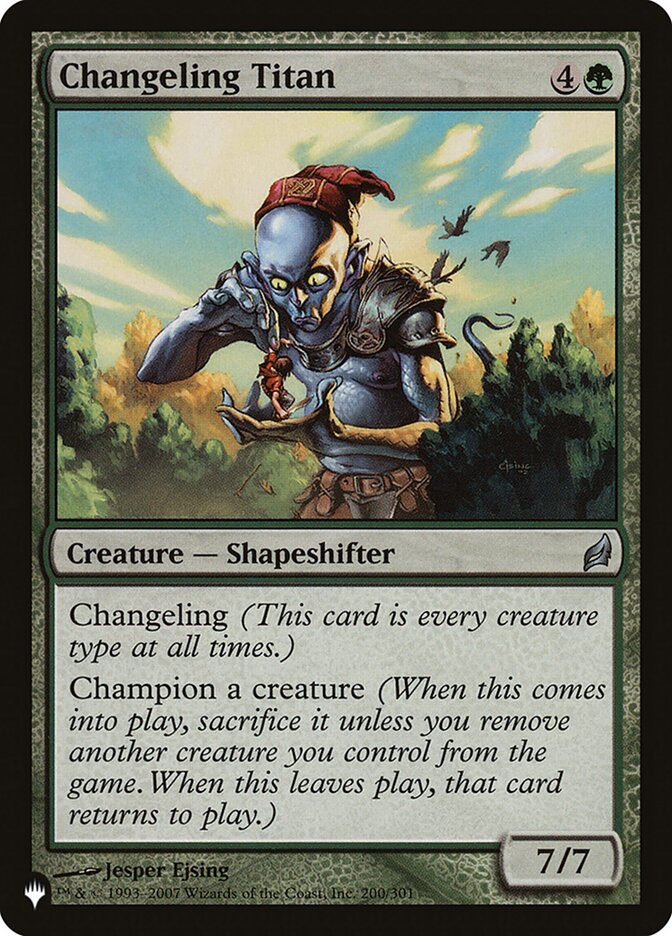 Titã Morfolóide / Changeling Titan - Magic: The Gathering - MoxLand