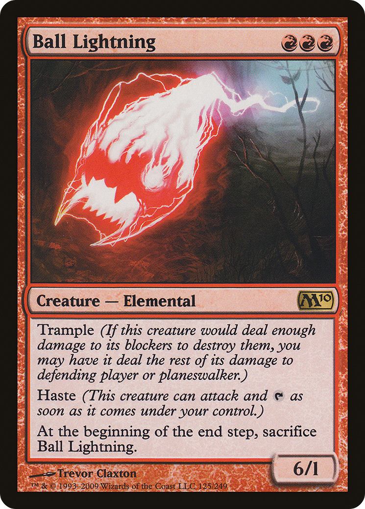 Esfera de Raios / Ball Lightning - Magic: The Gathering - MoxLand