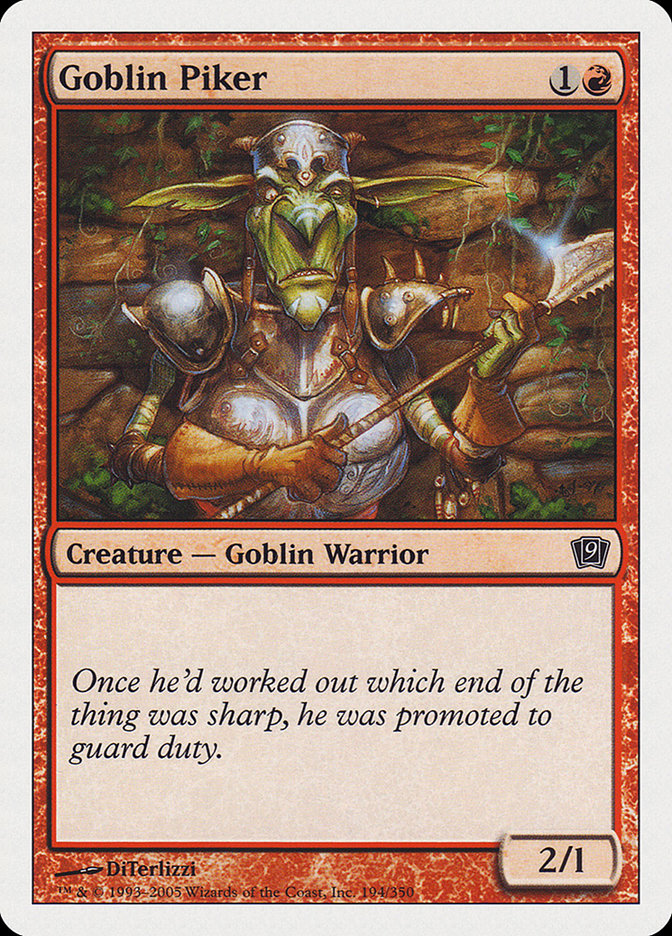 Goblin Piqueiro / Goblin Piker - Magic: The Gathering - MoxLand