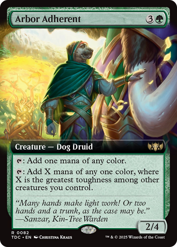 Arbor Adherent - Magic: The Gathering - MoxLand