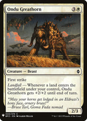 Megacórneo de Ondu / Ondu Greathorn - Magic: The Gathering - MoxLand
