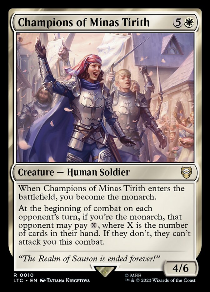 Campeões de Minas Tirith / Champions of Minas Tirith - Magic: The Gathering - MoxLand