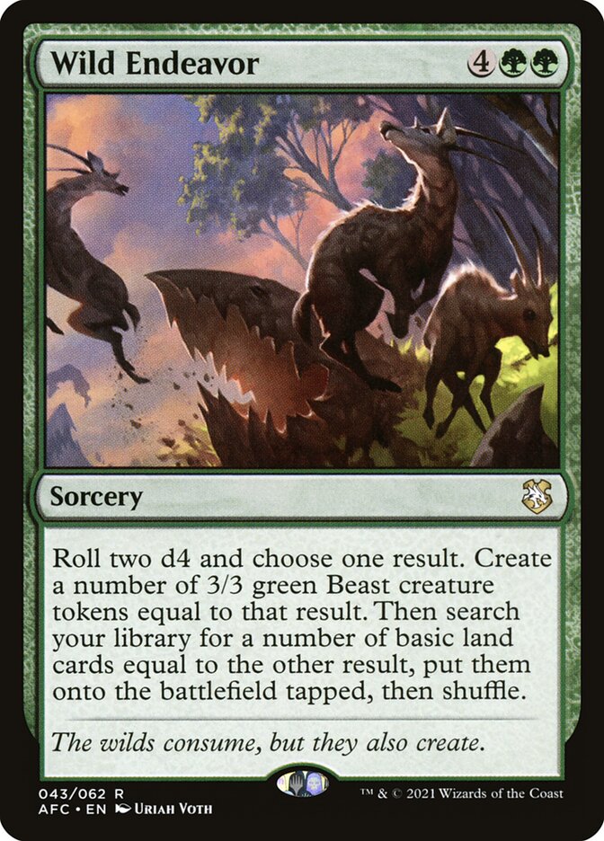 Empreitada Selvagem / Wild Endeavor - Magic: The Gathering - MoxLand
