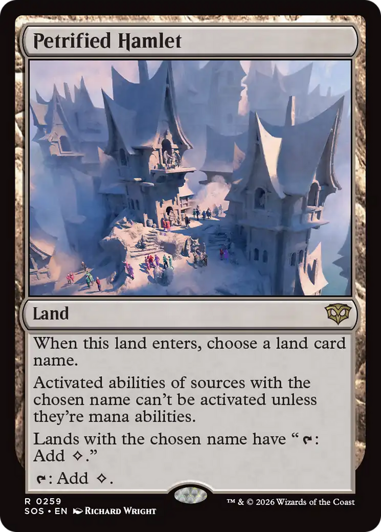 Petrified Hamlet - Magic: The Gathering - MoxLand