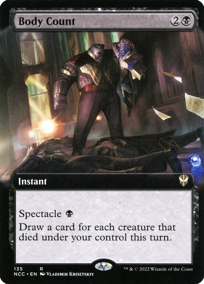 Contagem de Corpos / Body Count - Magic: The Gathering - MoxLand