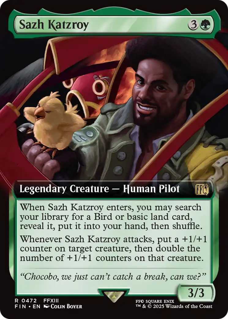 Sazh Katzroy - Magic: The Gathering - MoxLand