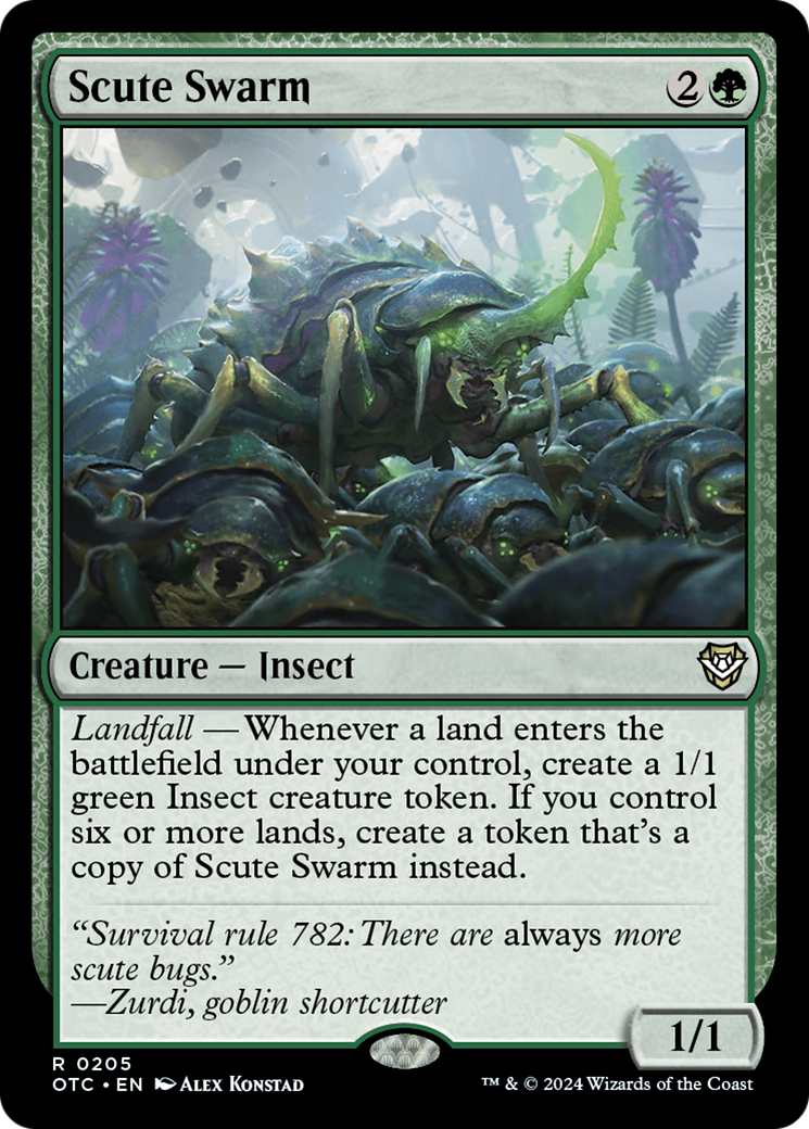 Enxame de Cascudos / Scute Swarm - Magic: The Gathering - MoxLand