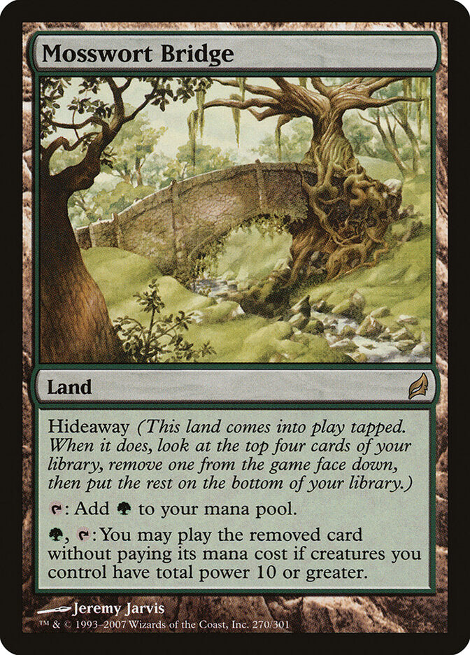 Ponte Musgomosto / Mosswort Bridge - Magic: The Gathering - MoxLand
