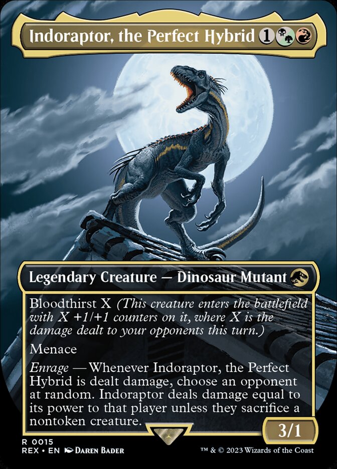 Indoraptor, o Híbrido Perfeito / Indoraptor, the Perfect Hybrid - Magic: The Gathering - MoxLand