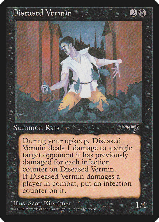 Ratos Empestiados / Diseased Vermin - Magic: The Gathering - MoxLand
