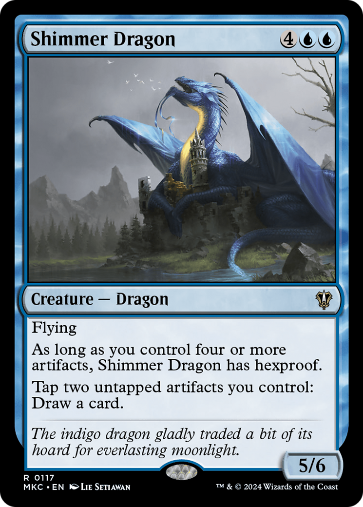 Dragão Cintilante / Shimmer Dragon - Magic: The Gathering - MoxLand