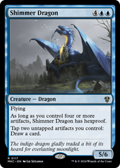 Dragão Cintilante / Shimmer Dragon - Magic: The Gathering - MoxLand