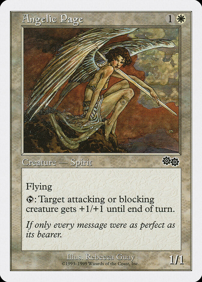 Pajem Angelical / Angelic Page - Magic: The Gathering - MoxLand