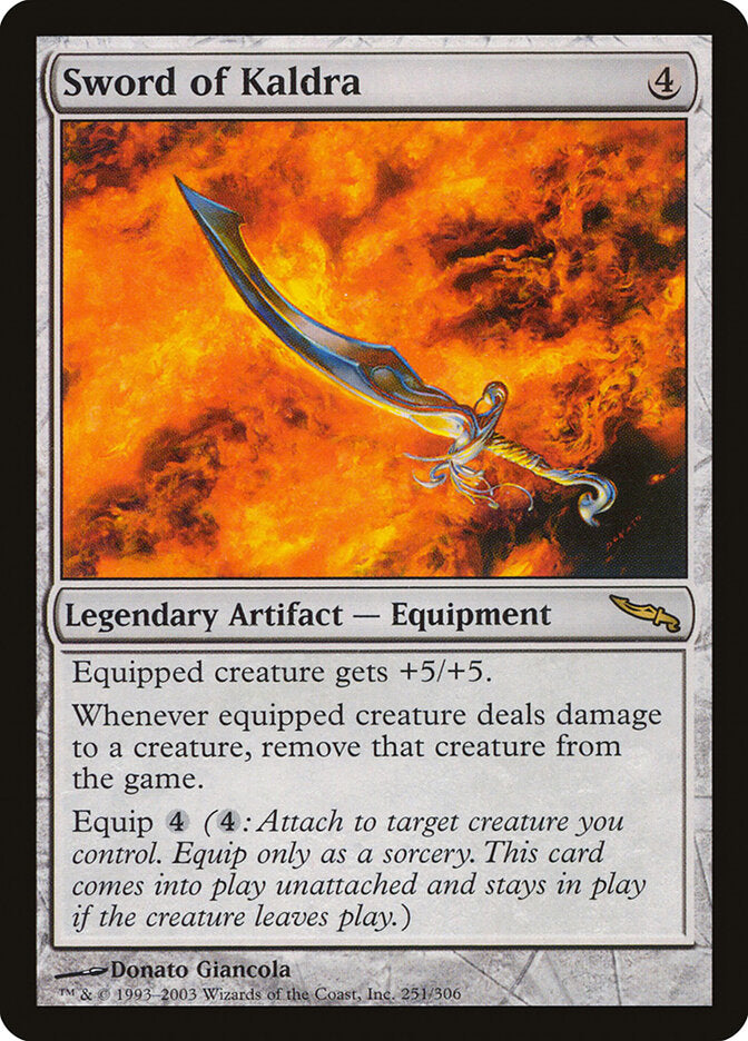 Espada de Kaldra / Sword of Kaldra - Magic: The Gathering - MoxLand