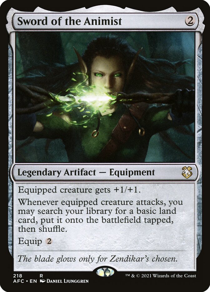 Espada da Animista / Sword of the Animist - Magic: The Gathering - MoxLand