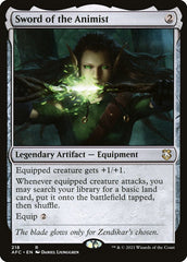 Espada da Animista / Sword of the Animist - Magic: The Gathering - MoxLand