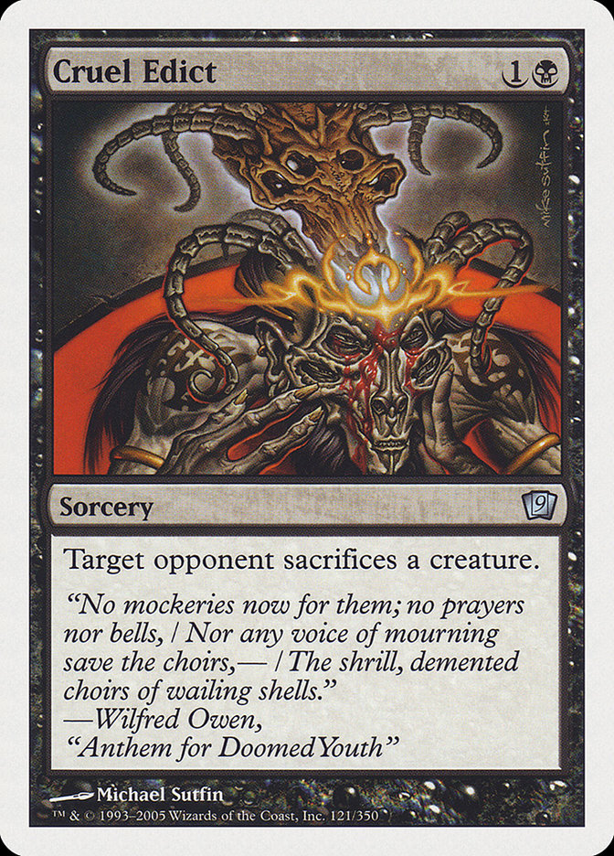Édito Cruel / Cruel Edict - Magic: The Gathering - MoxLand