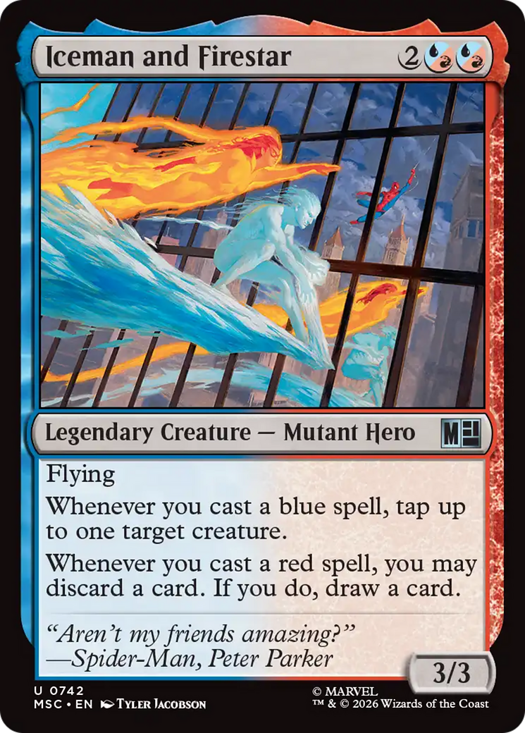 Iceman and Firestar - Magic: The Gathering - MoxLand
