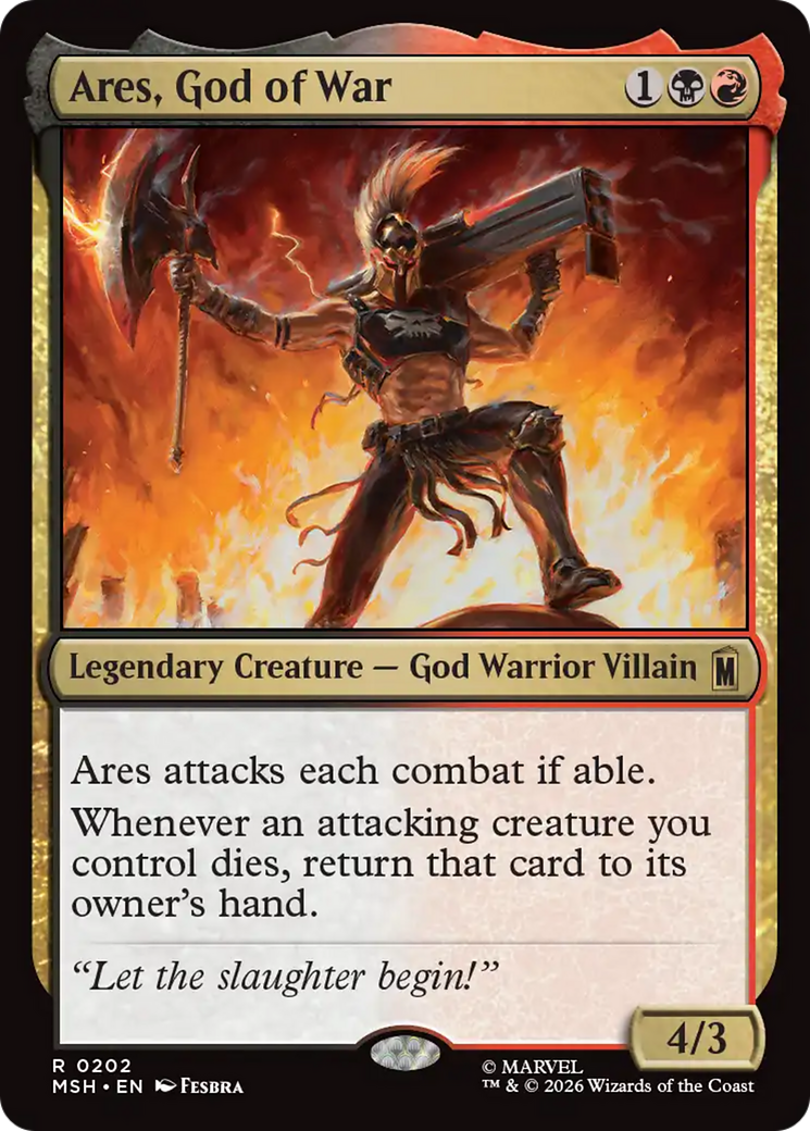 Ares, God of War - Magic: The Gathering - MoxLand