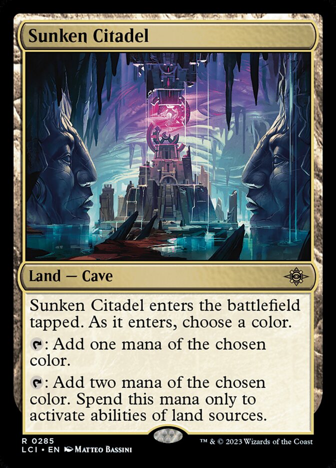 Cidadela Submersa / Sunken Citadel - Magic: The Gathering - MoxLand
