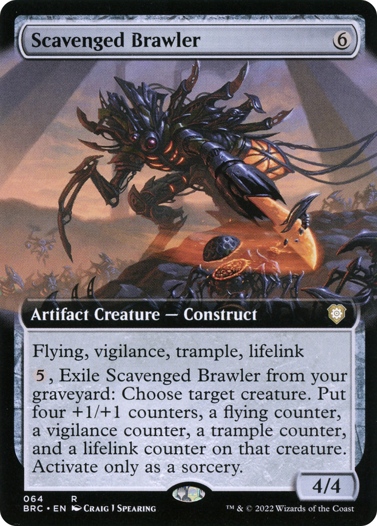 Scavenged Brawler - Magic: The Gathering - MoxLand