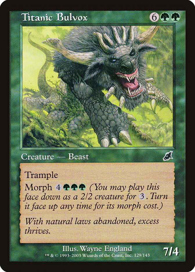 Bôifalo Titânico / Titanic Bulvox - Magic: The Gathering - MoxLand