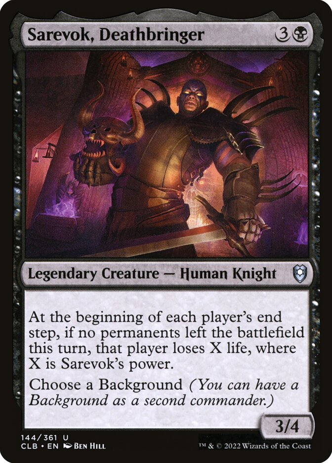 Sarevok, Fatífero / Sarevok, Deathbringer - Magic: The Gathering - MoxLand