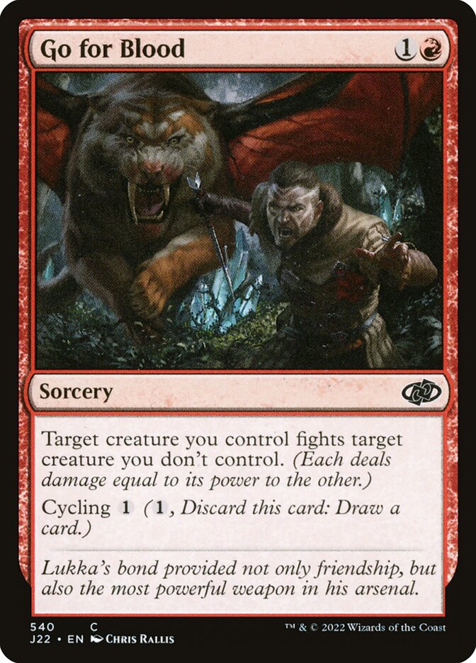 Dar o Sangue / Go for Blood - Magic: The Gathering - MoxLand