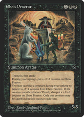 Ebon Praetor / Ebon Praetor - Magic: The Gathering - MoxLand