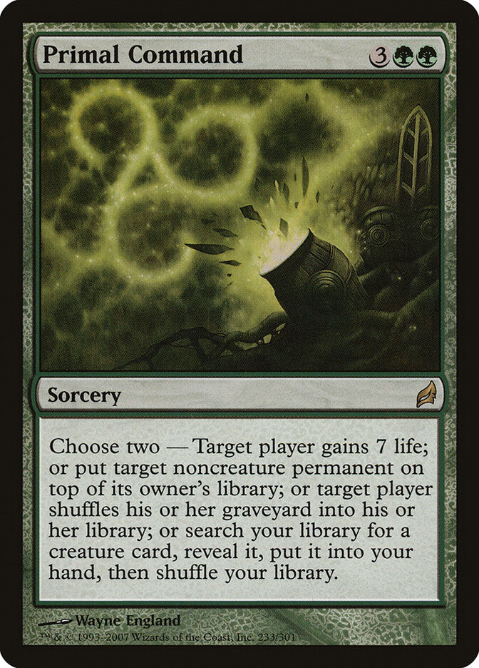 Comando Primário / Primal Command - Magic: The Gathering - MoxLand