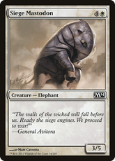 Mastodonte do Cerco / Siege Mastodon - Magic: The Gathering - MoxLand