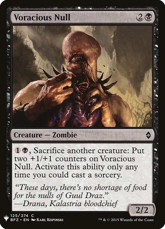 Nulo Voraz / Voracious Null - Magic: The Gathering - MoxLand
