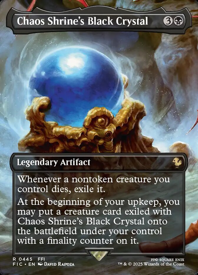 Chaos Shrine's Black Crystal - Magic: The Gathering - MoxLand