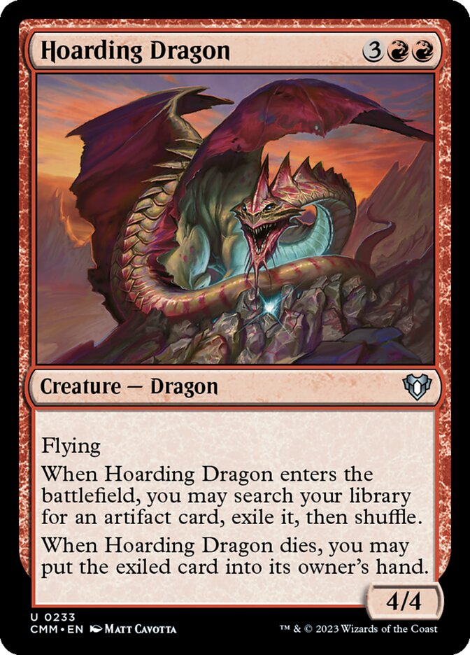 Dragão do Tesouro / Hoarding Dragon - Magic: The Gathering - MoxLand