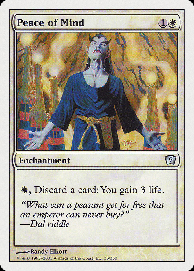 Paz de Espírito / Peace of Mind - Magic: The Gathering - MoxLand