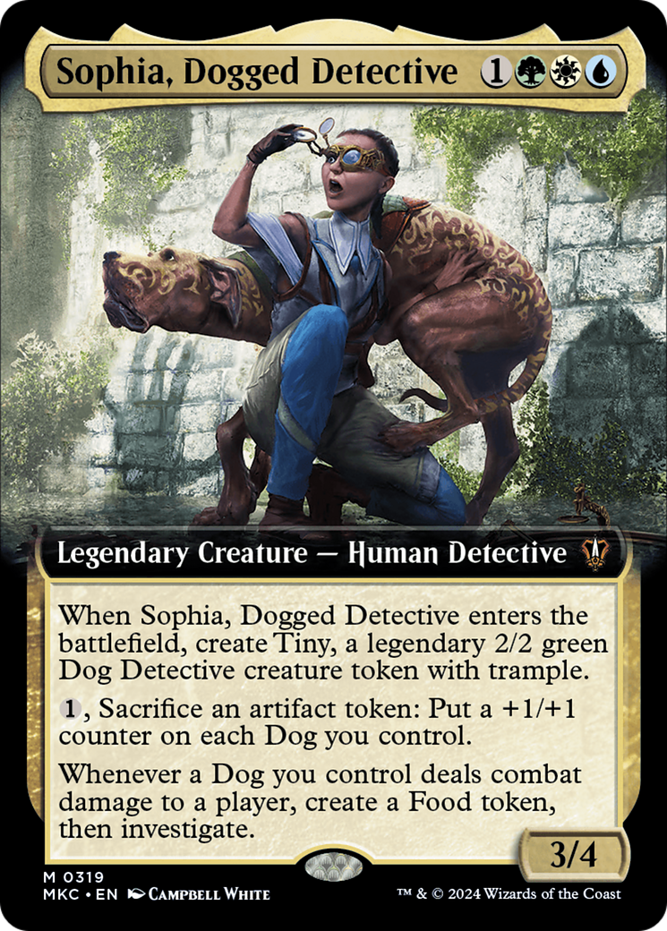 Sophia, Dogged Detective - Magic: The Gathering - MoxLand