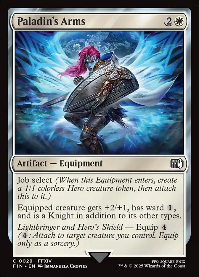 Armas do Paladino / Paladin's Arms - Magic: The Gathering - MoxLand