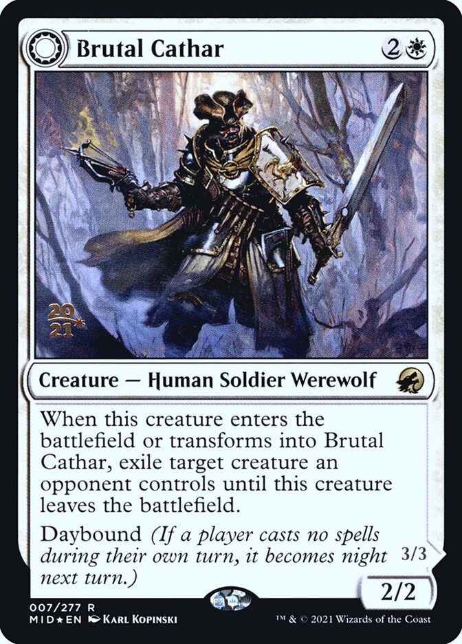 Cátaro Brutal / Brutal Cathar - Magic: The Gathering - MoxLand