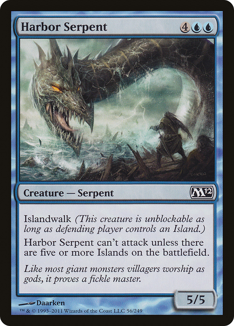 Serpente do Porto / Harbor Serpent - Magic: The Gathering - MoxLand